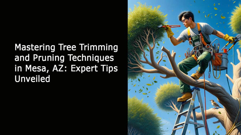 Mastering Tree Trimming and Pruning Techniques in Mesa AZ - Expert Tips Unveiled